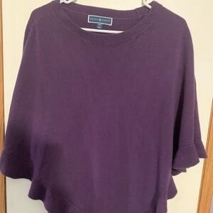 Scott Women's Elegant Purple Poncho